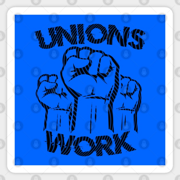 Unions Work Sticker by Doc Multiverse Designs